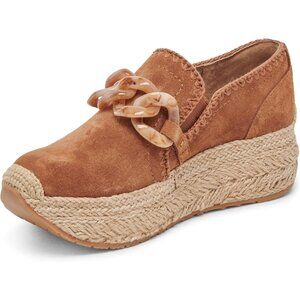 Women's Pecan Suede Lightweight Casual Comfort Inner Linen Sneaker Boot Shoes